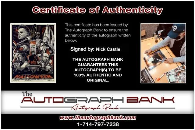 Nick Castle — Nick Castle authentic signed Halloween Movie 11X14 photo W/Certificate 6, изображение 2