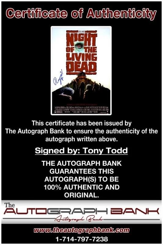 Tony Todd — Tony Todd authentic signed celebrity 10x15 photo W/Certificate Autographed (Y1), image 2