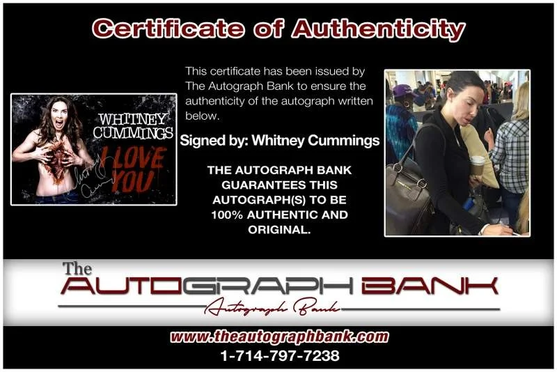 Whitney Cummings — Whitney Cummings authentic signed celebrity 10x15 photo |Cert Autographed A00139, image 2
