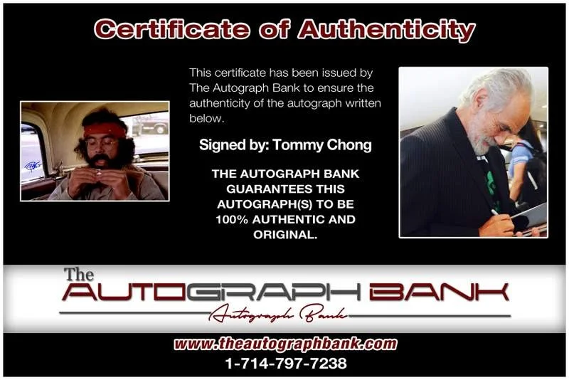 Tommy Chong — Tommy Chong authentic signed celebrity 10x15 photo W/Cert Autographed A00143, изображение 2