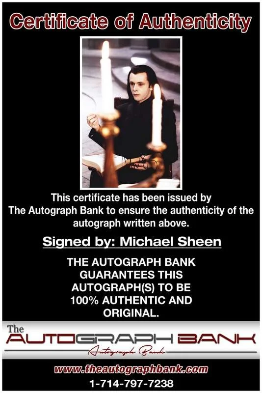 Michael Sheen — Michael Sheen authentic signed celebrity 10x15 photo W/Cert Autographed A0008, image 2