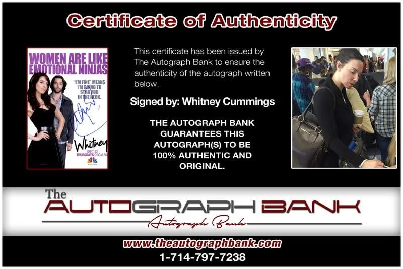 Whitney Cummings — Whitney Cummings authentic signed celebrity 10x15 photo |Cert Autographed A00131, изображение 2