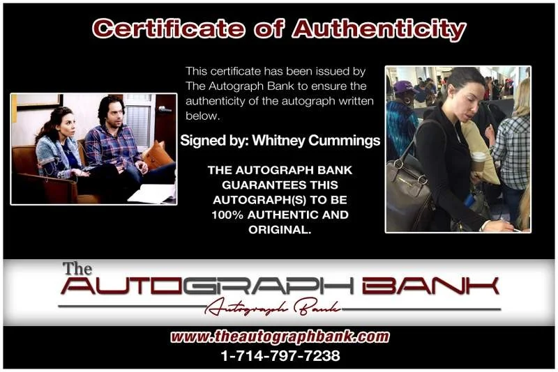 Whitney Cummings — Whitney Cummings authentic signed celebrity 10x15 photo |Cert Autographed A00141, image 2