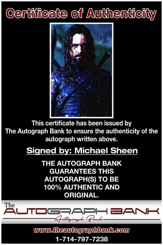 Michael Sheen — Michael Sheen authentic signed celebrity 10x15 photo W/Cert Autographed A0005, изображение 2
