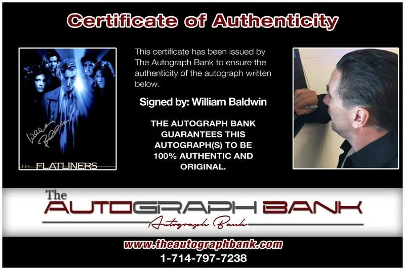 William Baldwin — William Baldwin authentic signed celebrity 10x15 photo W/Cert Autographed A00133, image 2