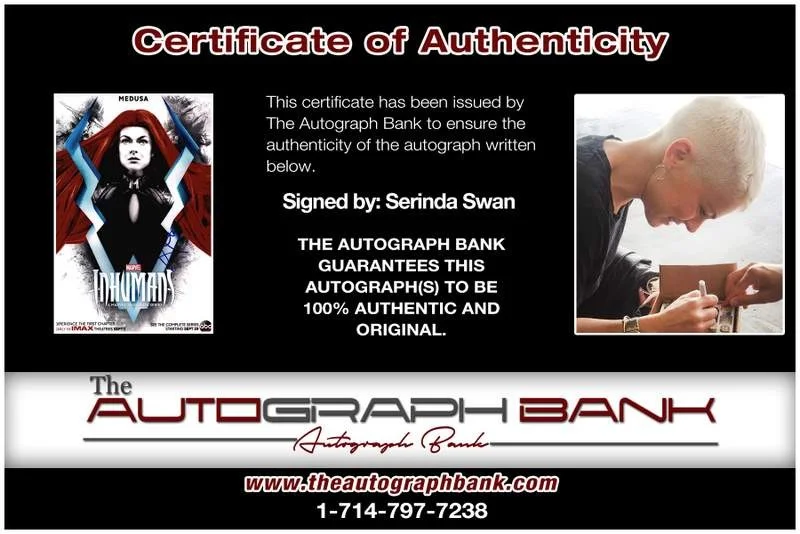 Serinda Swan — Serinda Swan authentic signed celebrity 10x15 photo W/Cert Autographed A0002, image 2
