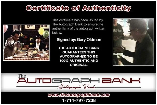 Gary Oldman — Gary Oldman authentic signed celebrity 11X14 photo W/Certificate Autographed a3, image 2