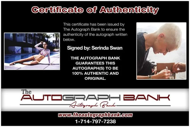 Serinda Swan — Serinda Swan authentic signed celebrity 10x15 photo W/Cert Autographed A0003, image 2
