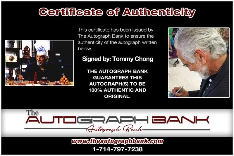 Tommy Chong — Tommy Chong authentic signed celebrity 10x15 photo W/Cert Autographed A000116, image 2