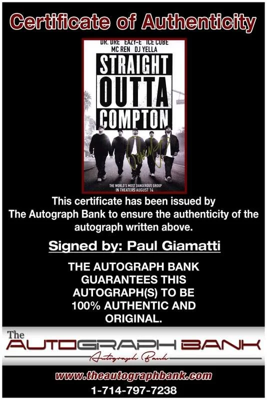 Paul Giamatti — Paul Giamatti authentic signed celebrity 10x15 photo W/Cert Autographed A0004, image 2