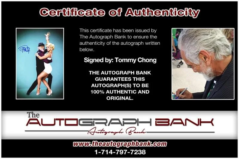 Tommy Chong — Tommy Chong authentic signed celebrity 10x15 photo W/Cert Autographed A000106, изображение 2