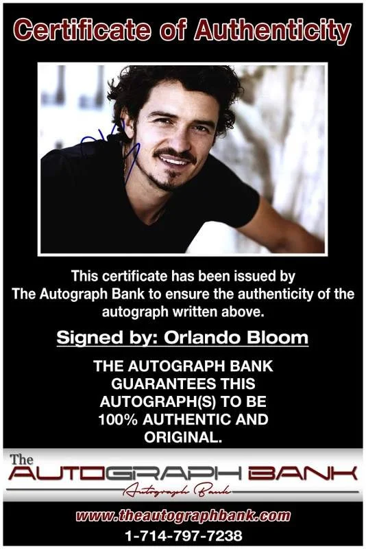Orlando Bloom — Orlando Bloom authentic signed celebrity 10x15 photo W/Cert Autographed A000196, изображение 2