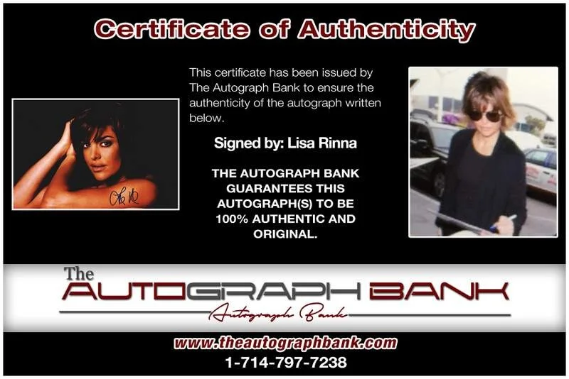 Lisa Rinna — Lisa Rinna authentic signed celebrity 10x15 photo W/Cert Autographed A000164, image 2