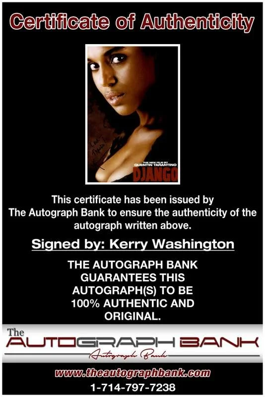 Kerry Washington — Kerry Washington authentic signed celebrity 10x15 photo |Cert Autographed A00343, изображение 2