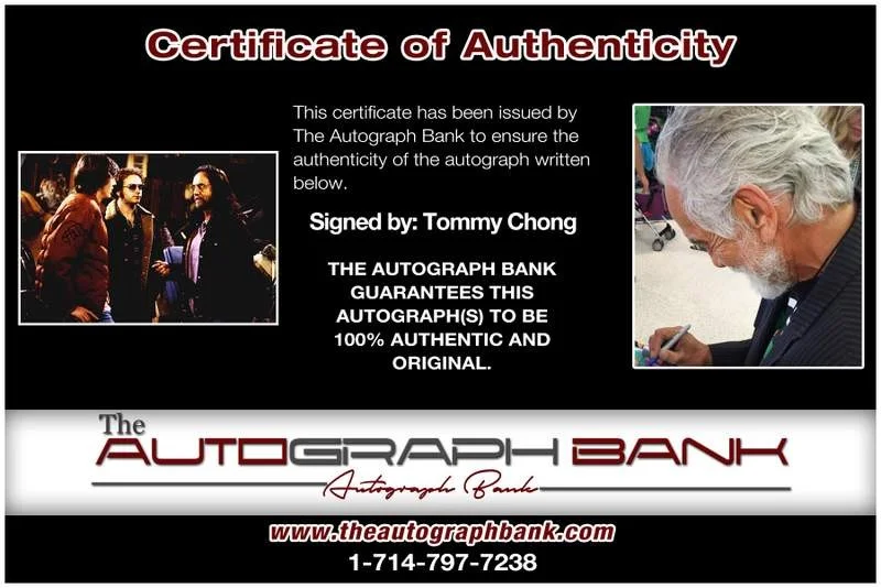 Tommy Chong — Tommy Chong authentic signed celebrity 10x15 photo W/Cert Autographed A000114, изображение 2