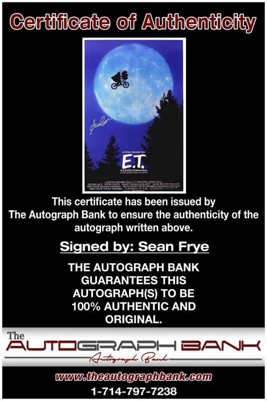 Sean Frye — Sean Frye authentic signed celebrity 10x15 photo W/Cert Autographed A0002, image 2