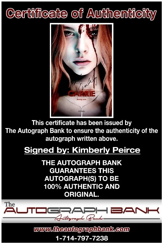 Kimberly Peirce — Kimberly Peirce authentic signed celebrity 10x15 photo W/Cert Autographed 2616b, изображение 2