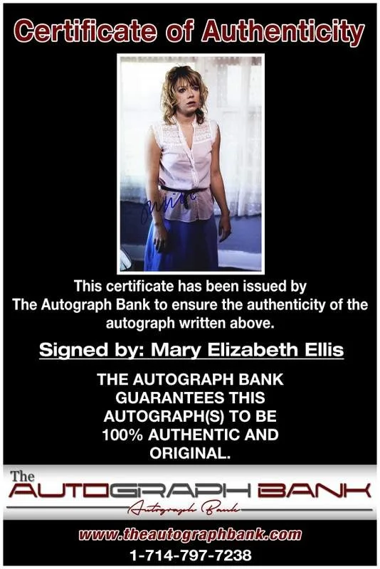 Mary Elizabeth Ellis — Mary Elizabeth Ellis authentic signed 10x15 photo |CERT Autographed A0005, изображение 2