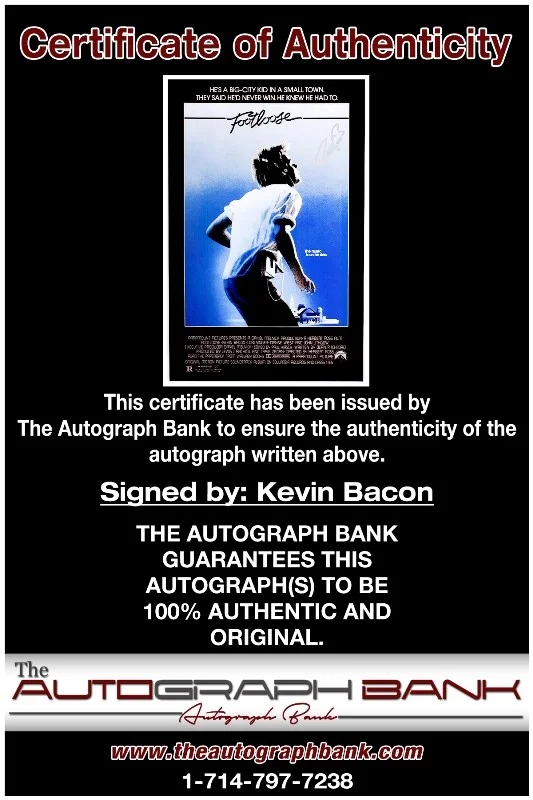 Kevin Bacon — Kevin Bacon authentic signed celebrity 10x15 photo W/Cert Autographed 2616b, изображение 2