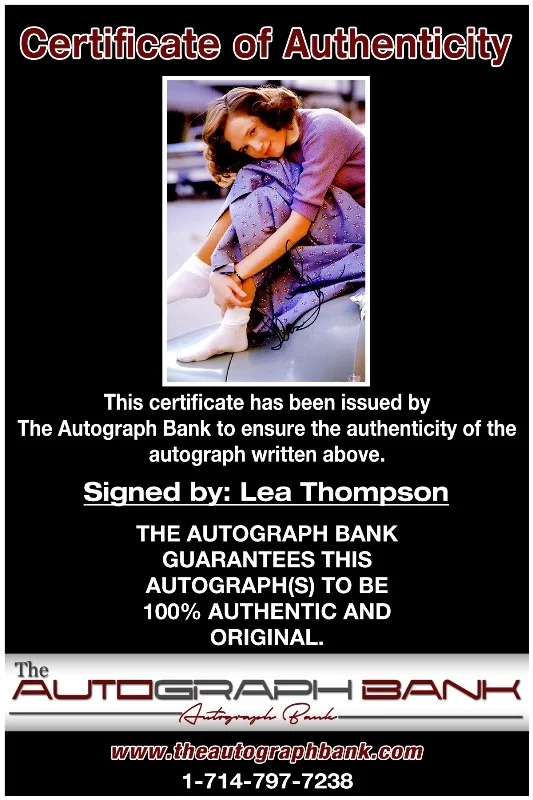 Lea Thompson — Lea Thompson authentic signed celebrity 10x15 photo W/Cert Autographed 2616a, изображение 2