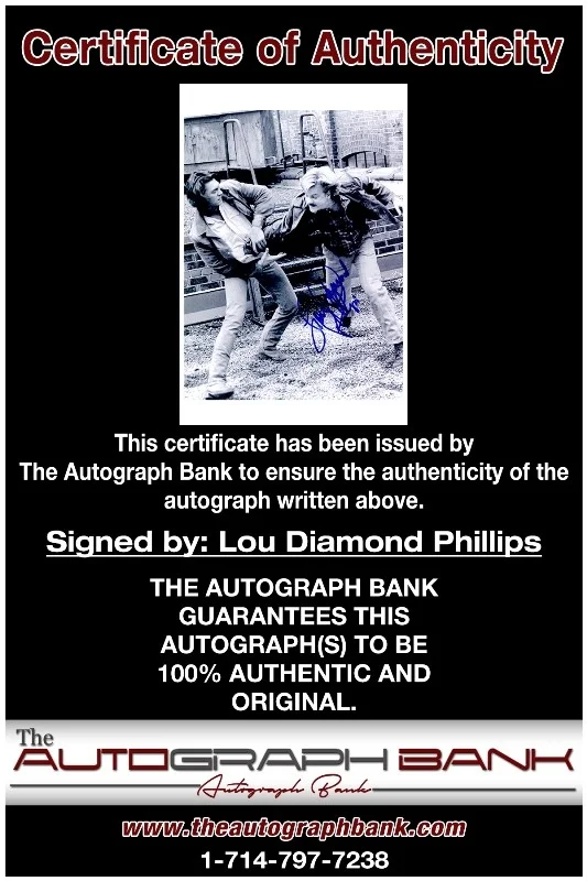 Lou Diamond Phillips — Lou Diamond Phillips authentic signed 10x15 photo |CERT Autographed 2616e, image 2