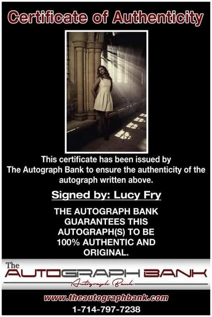 Lucy Fry — Lucy Fry authentic signed celebrity 10x15 photo W/Certificate Autographed A1, image 2