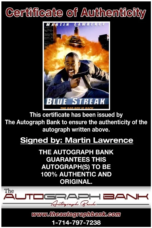 Martin Lawrence — Martin Lawrence authentic signed celebrity 10x15 photo W/Cert Autographed 2616f, изображение 2