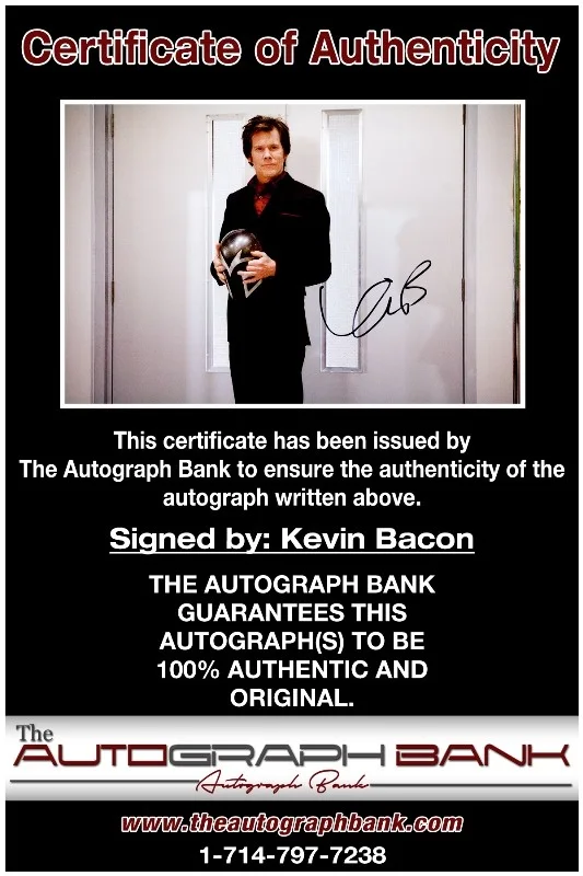 Kevin Bacon — Kevin Bacon authentic signed celebrity 10x15 photo W/Cert Autographed 2716b, изображение 2