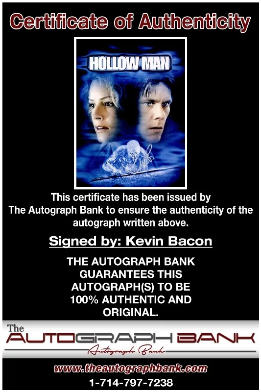 Kevin Bacon — Kevin Bacon authentic signed celebrity 10x15 photo W/Cert Autographed 2616d, изображение 2