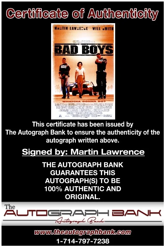 Martin Lawrence — Martin Lawrence authentic signed celebrity 10x15 photo W/Cert Autographed 2616g, изображение 2