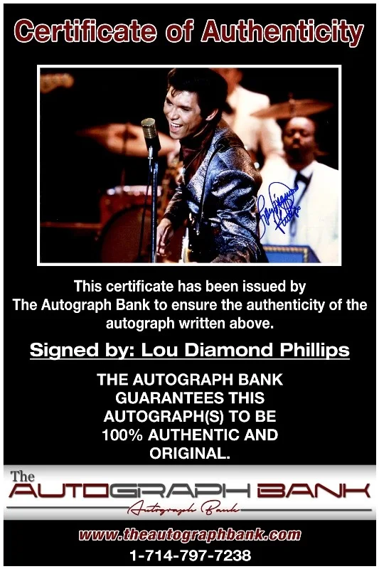 Lou Diamond Phillips — Lou Diamond Phillips authentic signed 10x15 photo |CERT Autographed 2616c, image 2