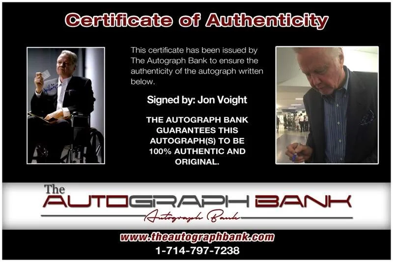 Jon Voight — Jon Voight authentic signed celebrity 10x15 photo W/Cert Autographed A00305, изображение 2