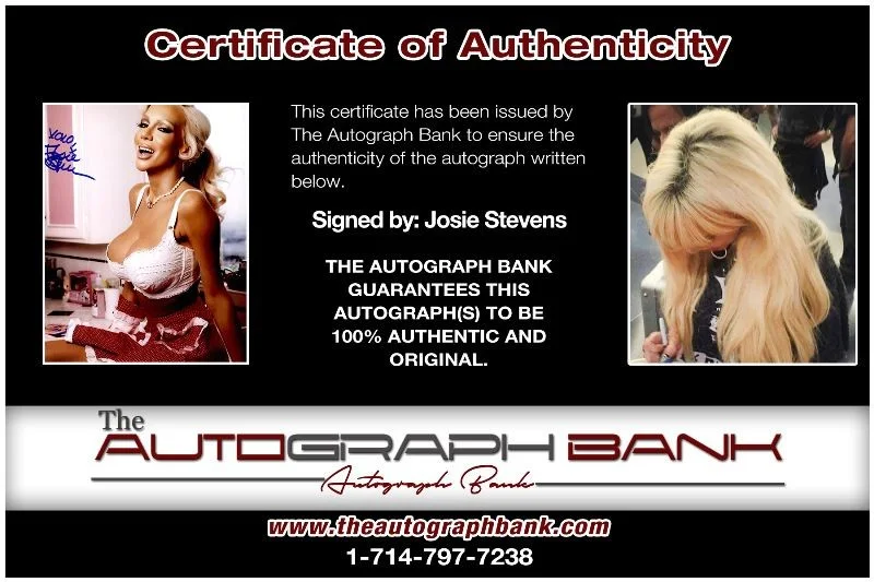Josie Stevens — Josie Stevens authentic signed celebrity 10x15 photo W/Cert Autographed 2616q, image 2