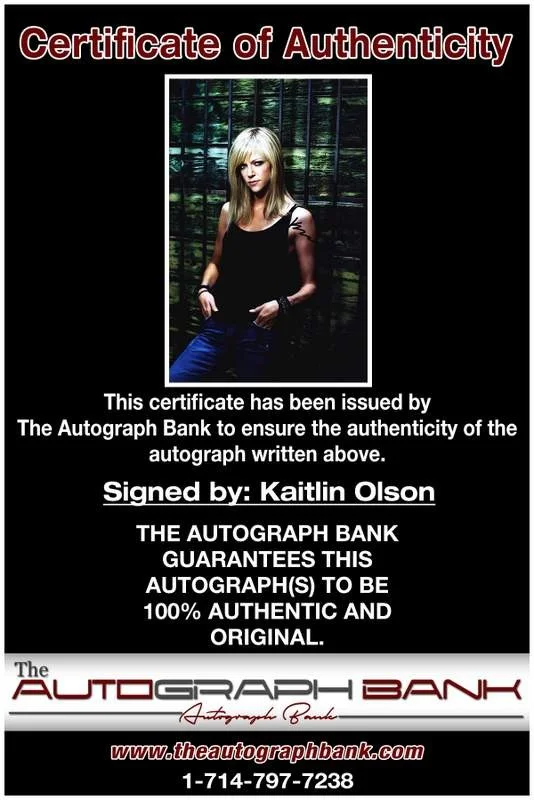 Kaitlin Olson — Kaitlin Olson authentic signed celebrity 10x15 photo W/Cert Autographed A0013, изображение 2