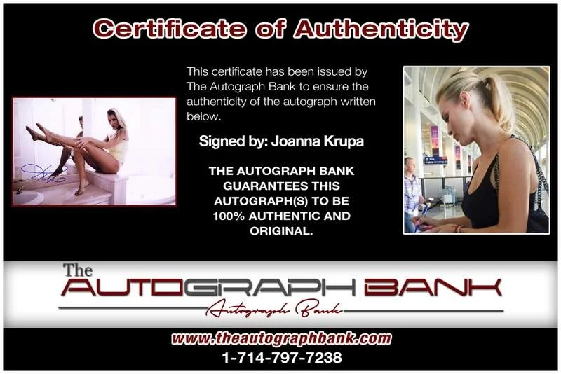 Joanna Krupa — Joanna Krupa authentic signed model 10X15 photo W/Cert Autographed A0014, изображение 2