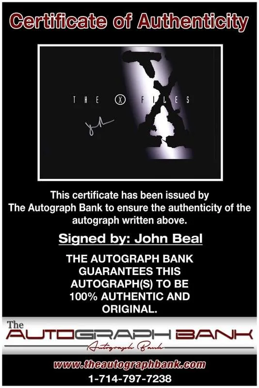 John Beal — John Beal authentic signed celebrity 10x15 photo W/Cert Autographed A0001, изображение 2