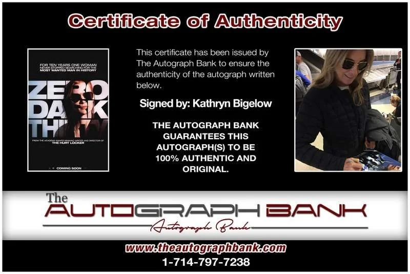 Kathryn Bigelow — Kathryn Bigelow authentic signed celebrity 10x15 photo W/Cert Autographed A0004, image 2
