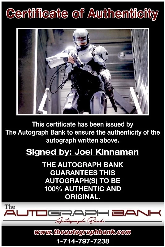 Joel Kinnaman — Joel Kinnaman authentic signed celebrity 10x15 photo W/Cert Autographed 2616a, image 2