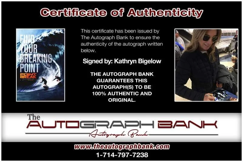 Kathryn Bigelow — Kathryn Bigelow authentic signed celebrity 10x15 photo W/Cert Autographed A0002, изображение 2