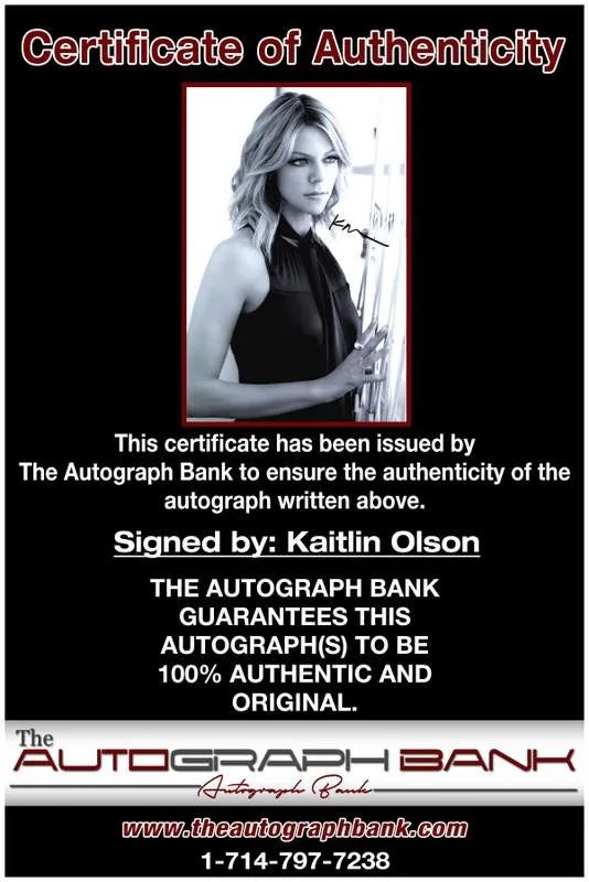 Kaitlin Olson — Kaitlin Olson authentic signed celebrity 10x15 photo W/Cert Autographed A0009, изображение 2