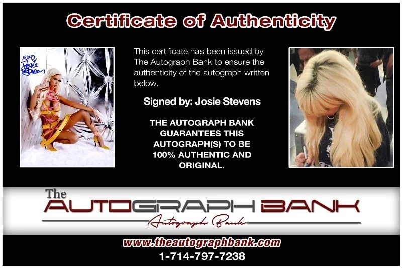 Josie Stevens — Josie Stevens authentic signed celebrity 10x15 photo W/Cert Autographed 2616n, image 2