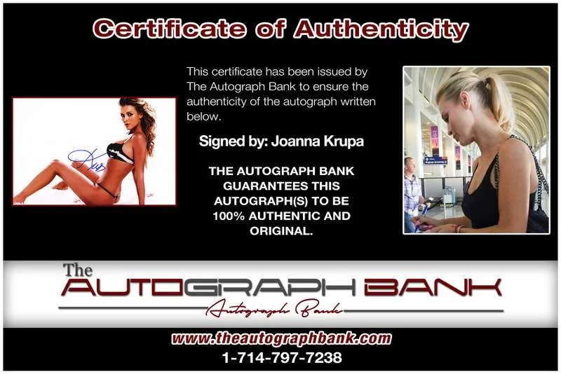 Joanna Krupa — Joanna Krupa authentic signed model 10X15 photo W/Cert Autographed A0003, изображение 2
