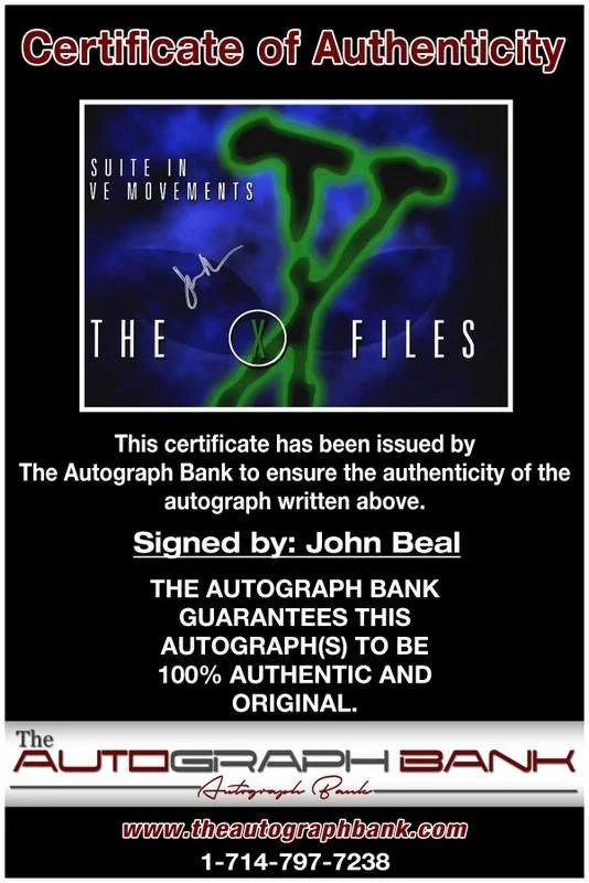 John Beal — John Beal authentic signed celebrity 10x15 photo W/Cert Autographed A0003, изображение 2