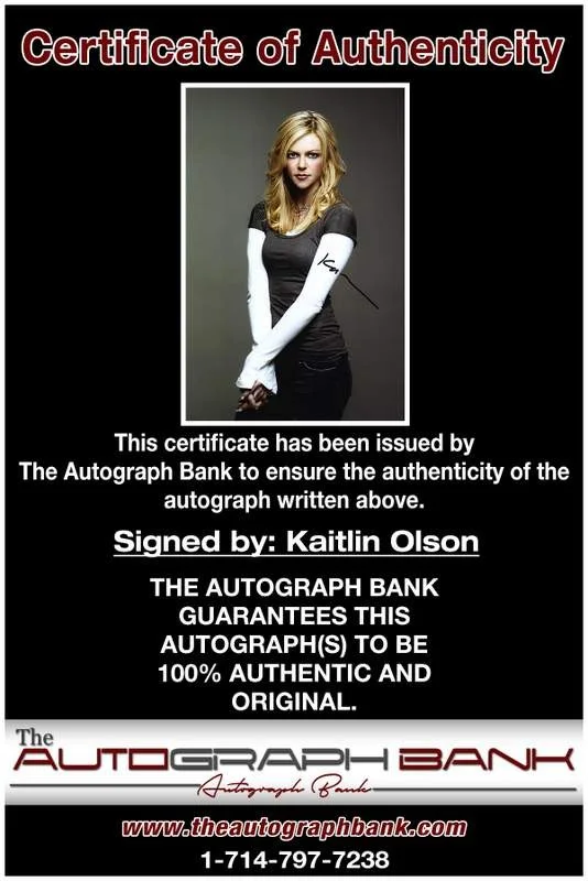 Kaitlin Olson — Kaitlin Olson authentic signed celebrity 10x15 photo W/Cert Autographed A0008, изображение 2