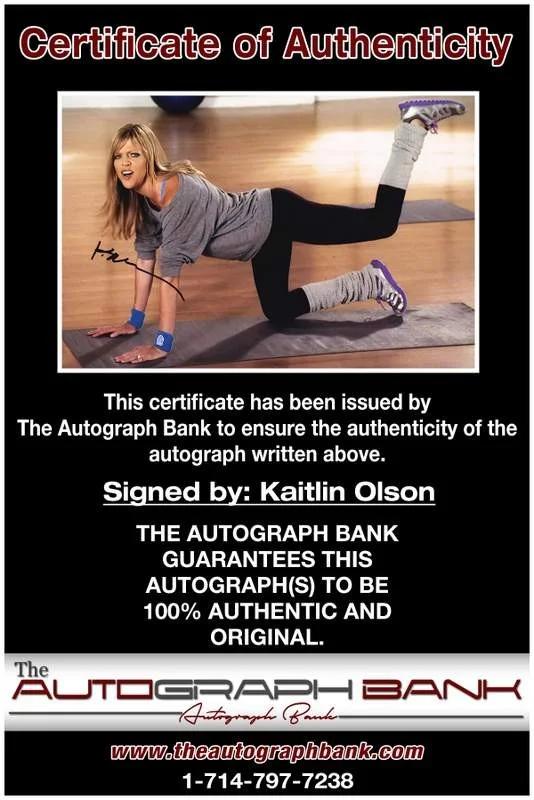 Kaitlin Olson — Kaitlin Olson authentic signed celebrity 10x15 photo W/Cert Autographed A0015, изображение 2