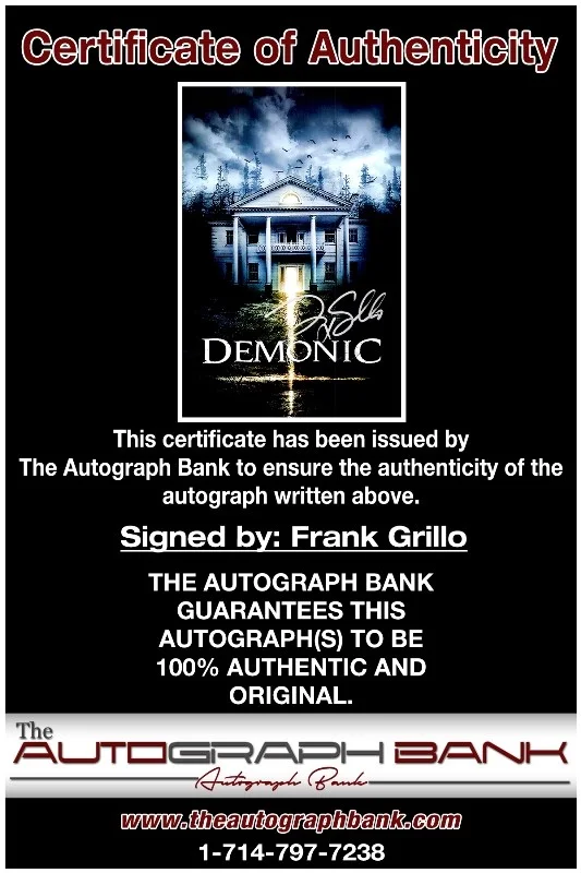 Frank Grillo — Frank Grillo authentic signed celebrity 10x15 photo W/Cert Autographed 2616f, image 2