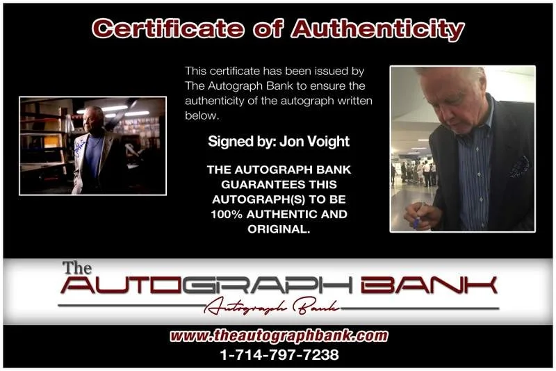 Jon Voight — Jon Voight authentic signed celebrity 10x15 photo W/Cert Autographed A00381, изображение 2