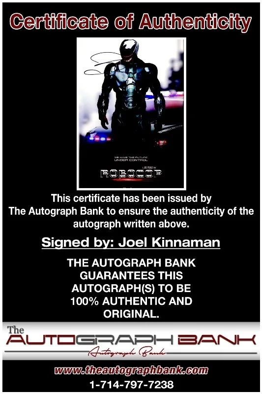 Joel Kinnaman — Joel Kinnaman authentic signed celebrity 10x15 photo W/Cert Autographed 2616p, image 2