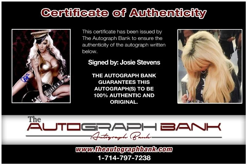 Josie Stevens — Josie Stevens authentic signed celebrity 10x15 photo W/Cert Autographed 2616o, изображение 2