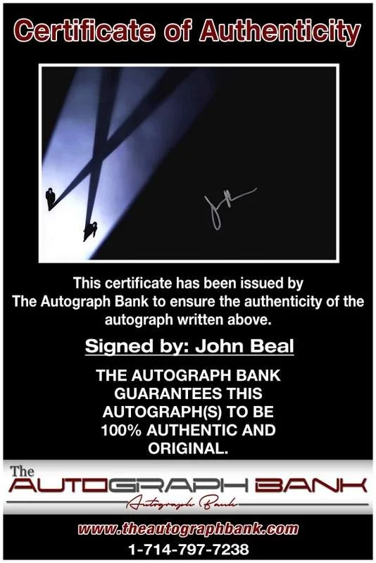 John Beal — John Beal authentic signed celebrity 10x15 photo W/Cert Autographed A0006, изображение 2